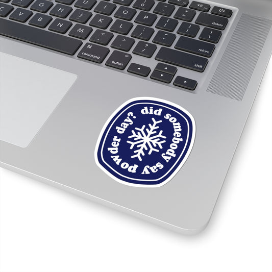 Pow Day Sticker