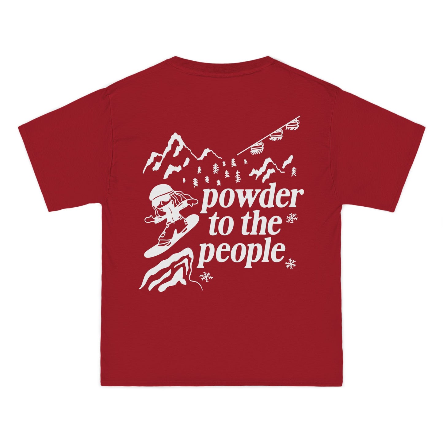 Powder to the People Tee