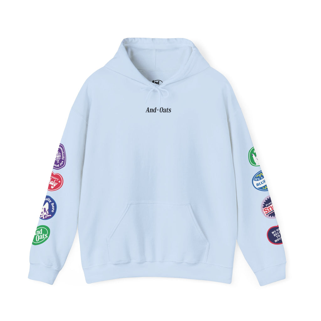 Ski Baby Powder to the People Hoodie