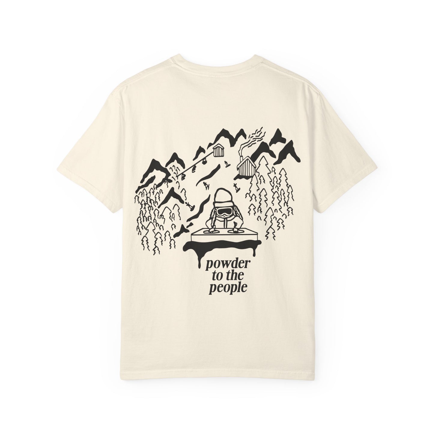 Snowboard Girl Powder to the People Tee