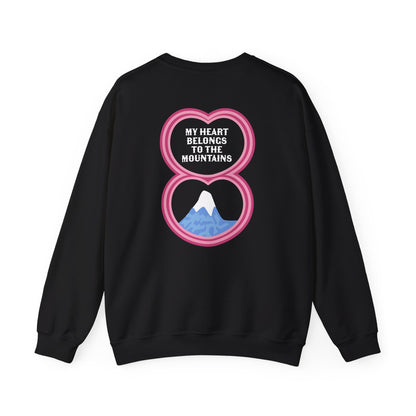 My Heart Belongs to the Mountains Crewneck