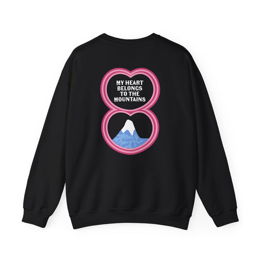 My Heart Belongs to the Mountains Crewneck