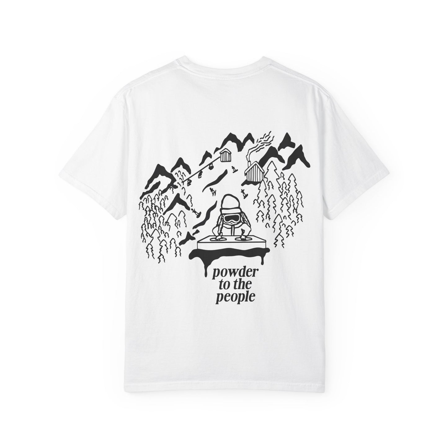 Snowboard Girl Powder to the People Tee