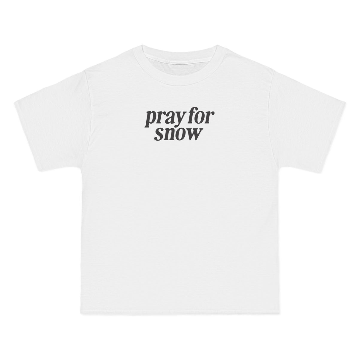 Pray for Snow Powder to the People Boxy Tee