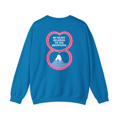 My Heart Belongs to the Mountains Crewneck