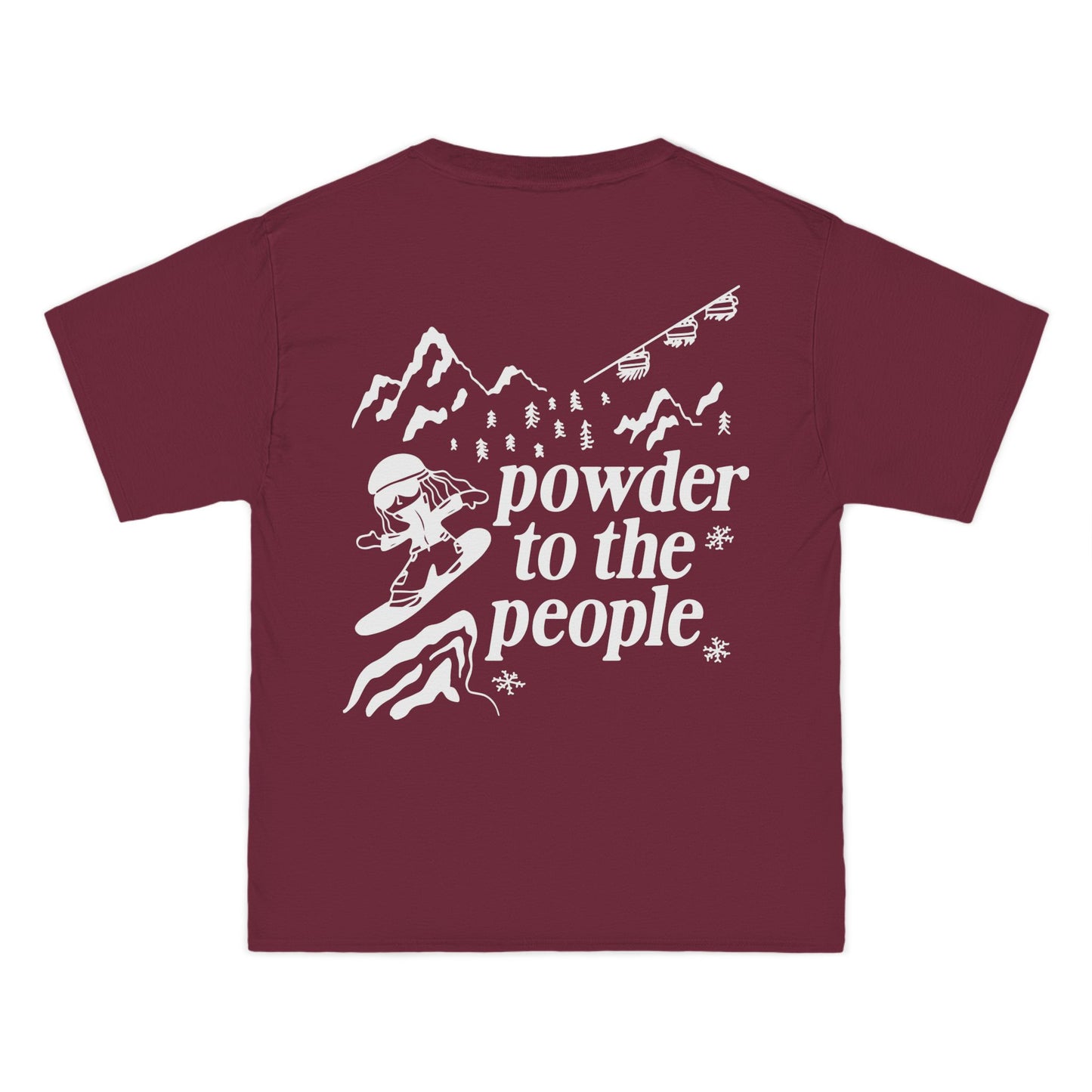 Powder to the People Tee