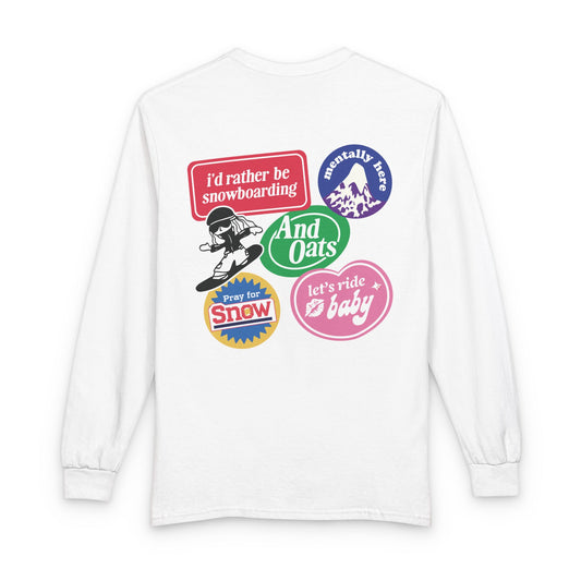 Pray for Snowboarding Long Sleeve