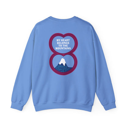 My Heart Belongs to the Mountains Crewneck