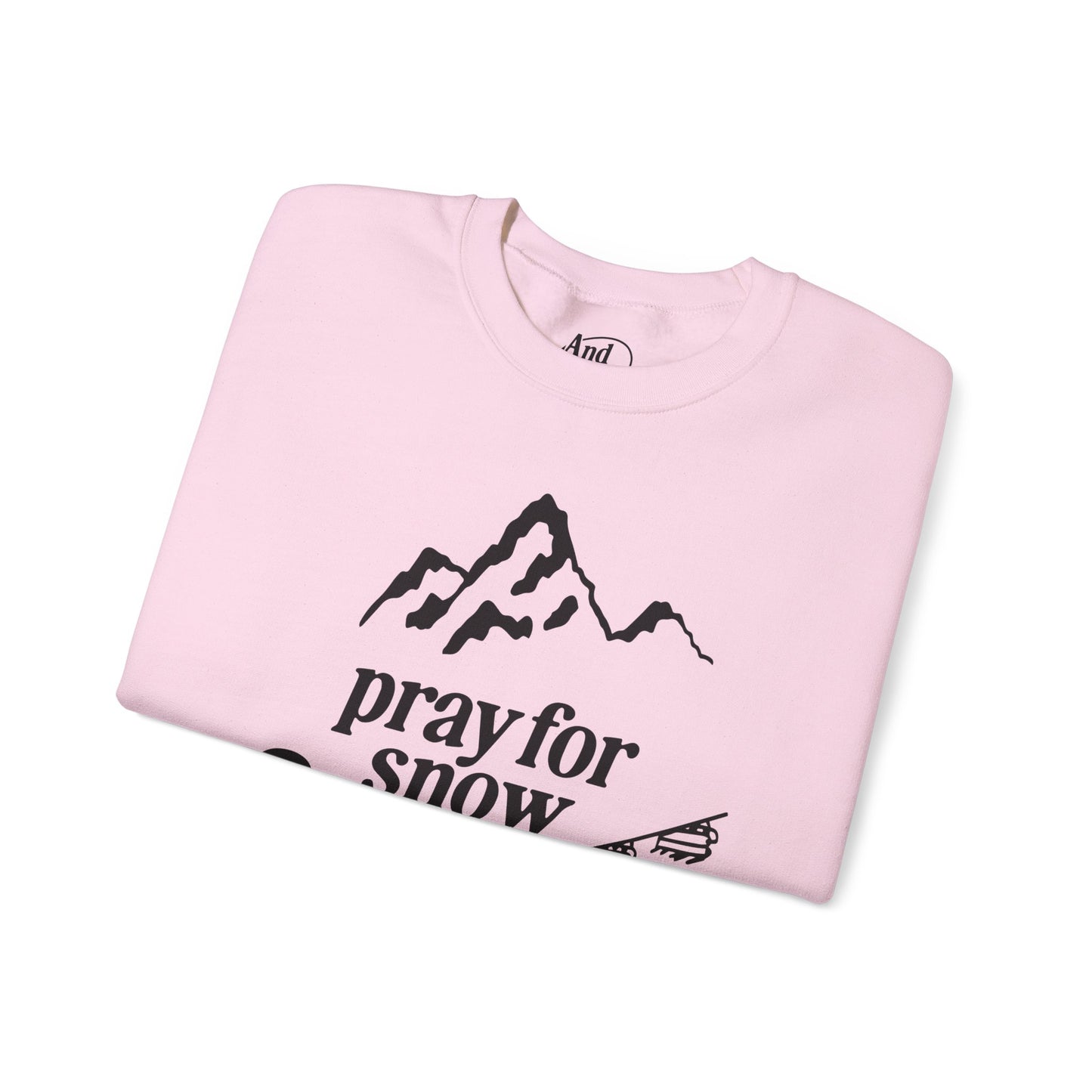 Pray for Snow Crewneck