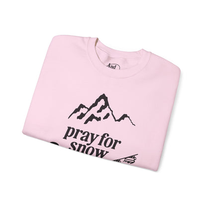 Pray for Snow Crewneck