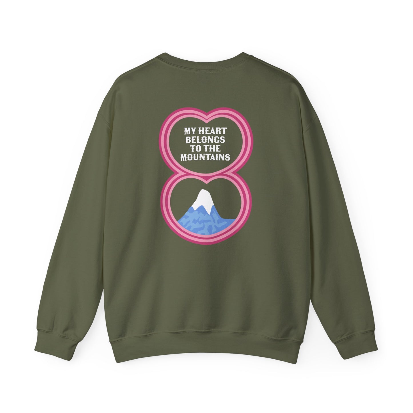 My Heart Belongs to the Mountains Crewneck