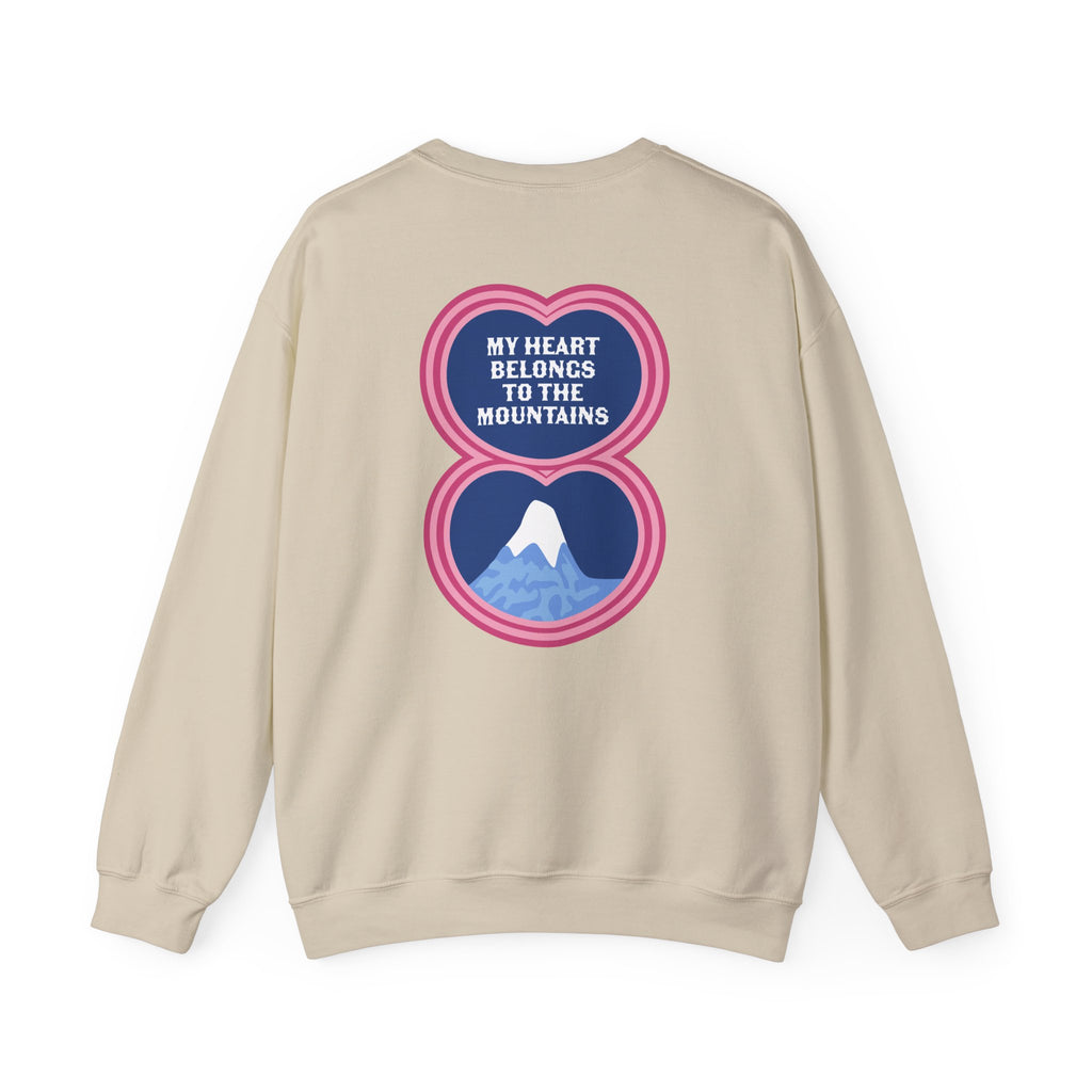 My Heart Belongs to the Mountains Crewneck