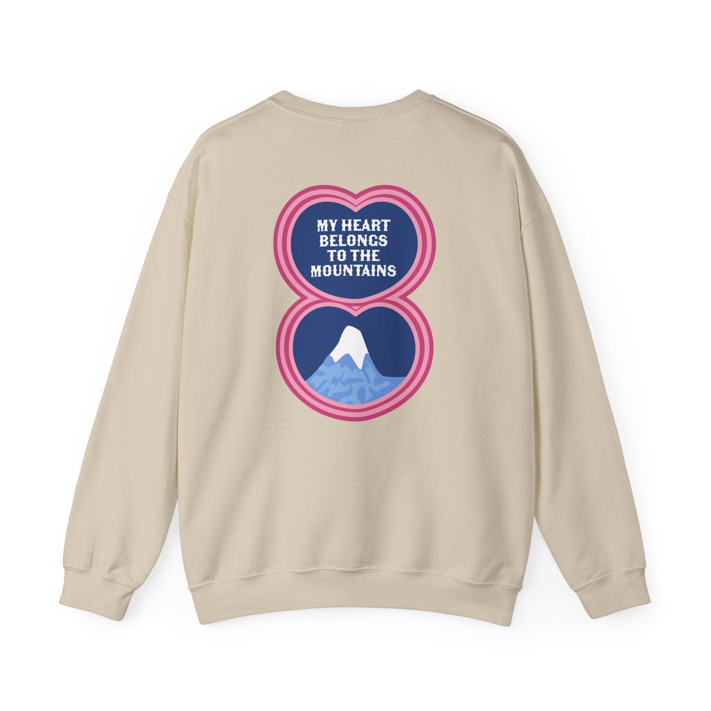 My Heart Belongs to the Mountains Crewneck