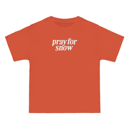 Pray for Snow Powder to the People Boxy Tee