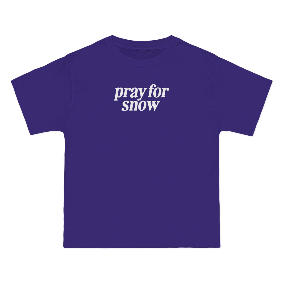 Pray for Snow Powder to the People Boxy Tee