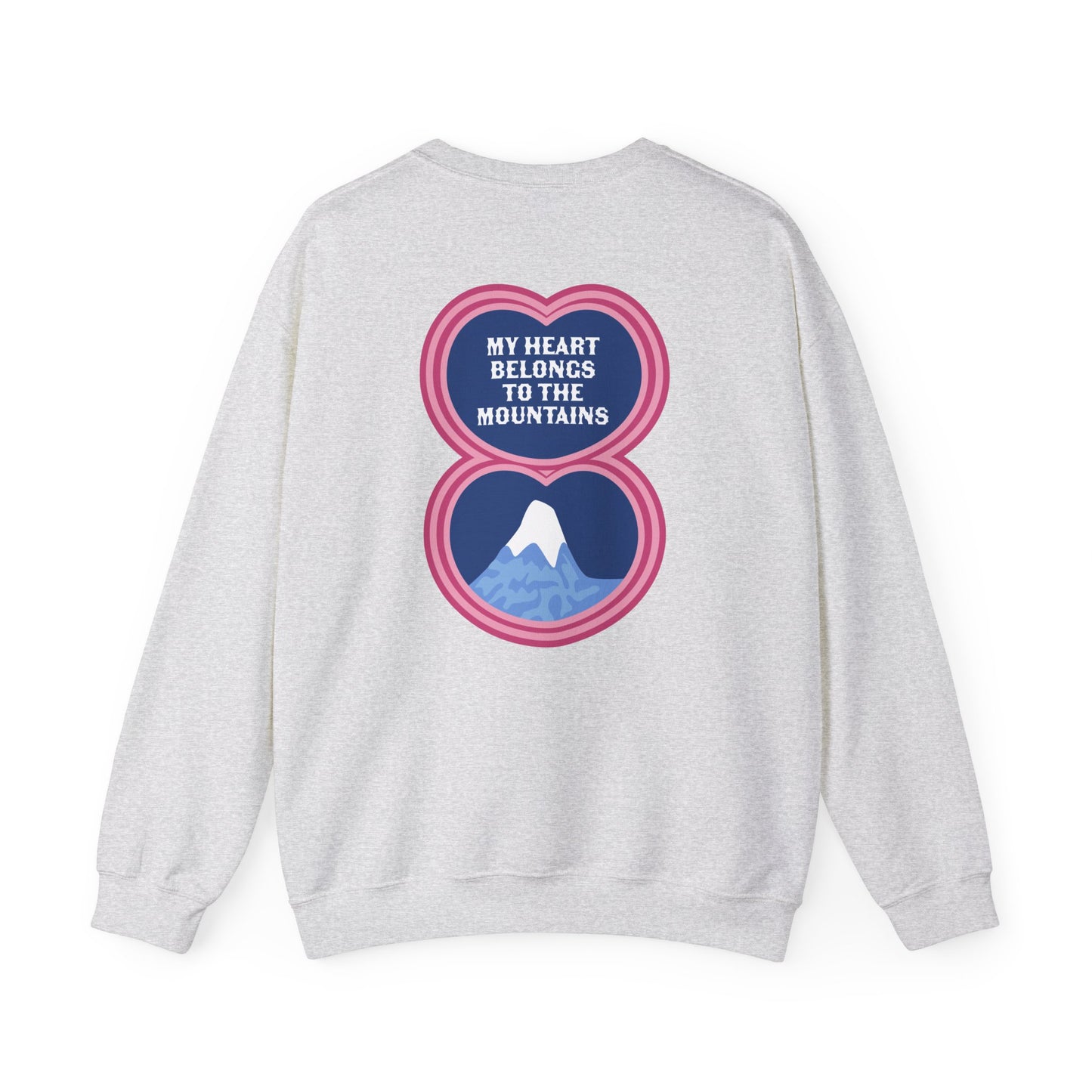 My Heart Belongs to the Mountains Crewneck