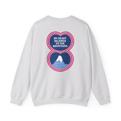My Heart Belongs to the Mountains Crewneck