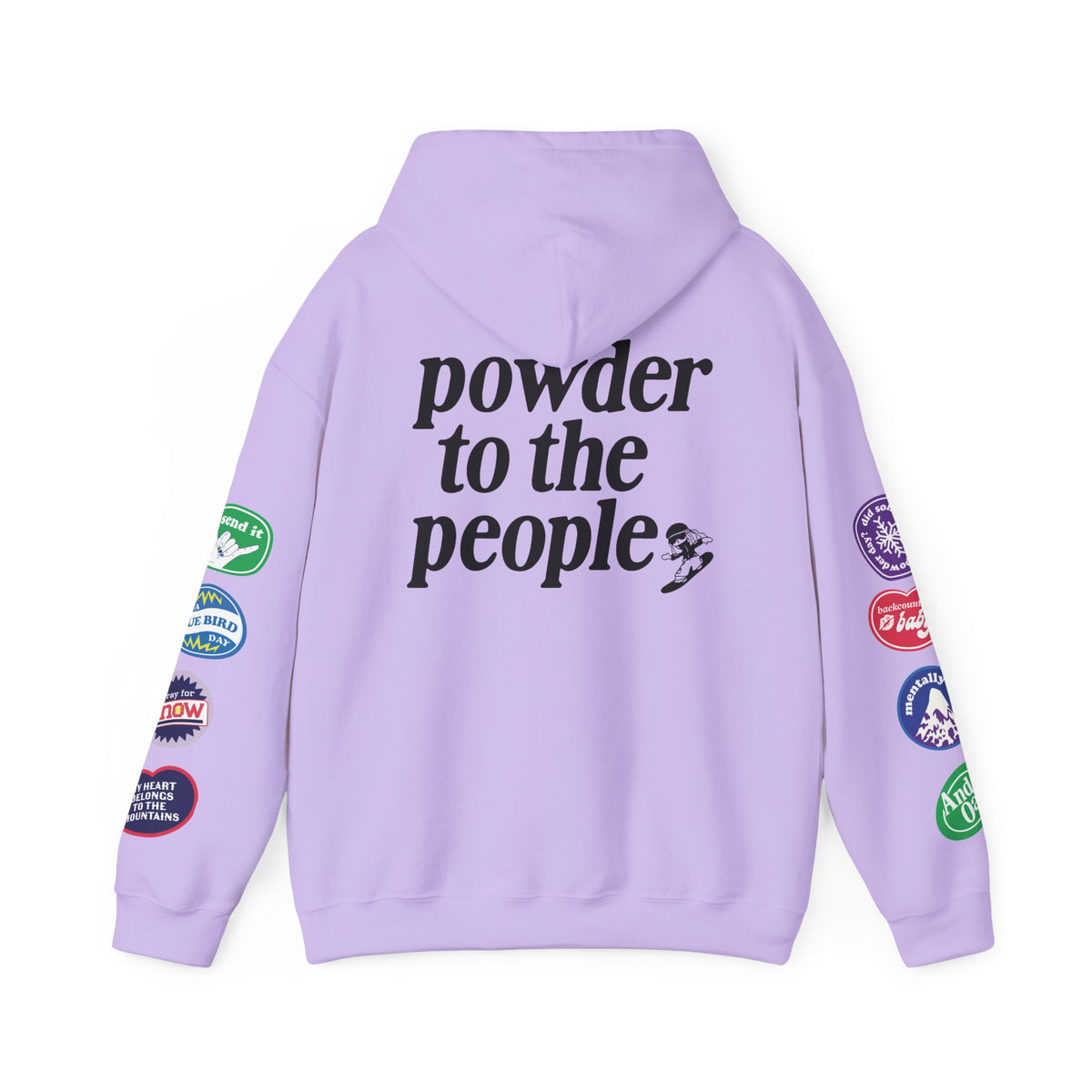 Ski Baby Powder to the People Hoodie