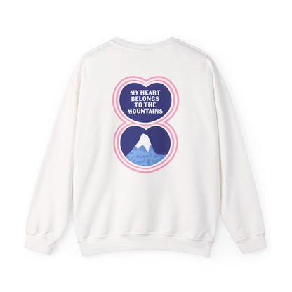 My Heart Belongs to the Mountains Crewneck