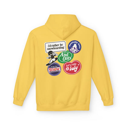 I'd Rather Be Snowboarding Hoodie