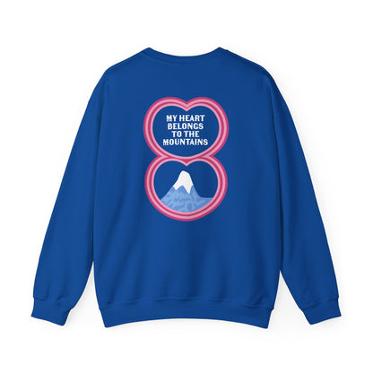 My Heart Belongs to the Mountains Crewneck