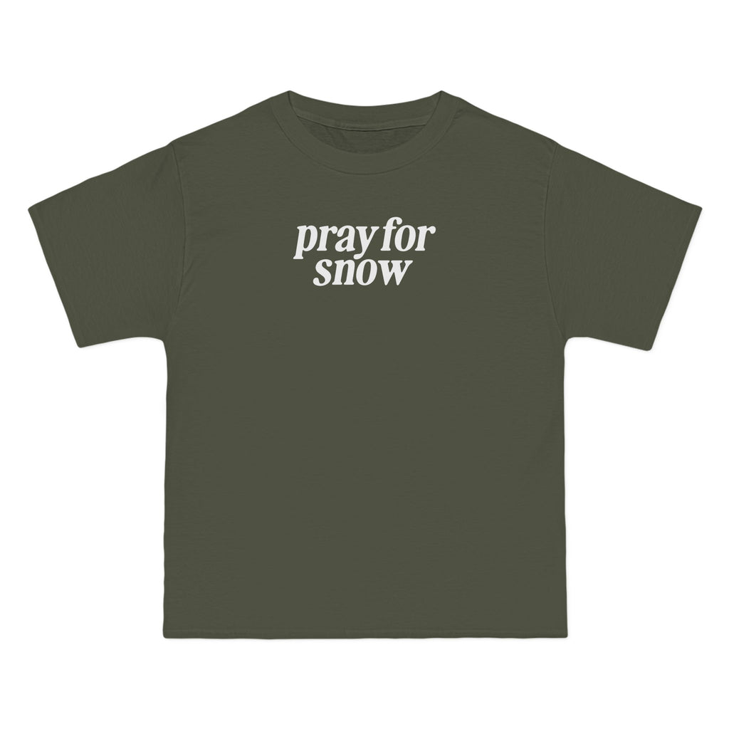 Pray for Snow Powder to the People Boxy Tee