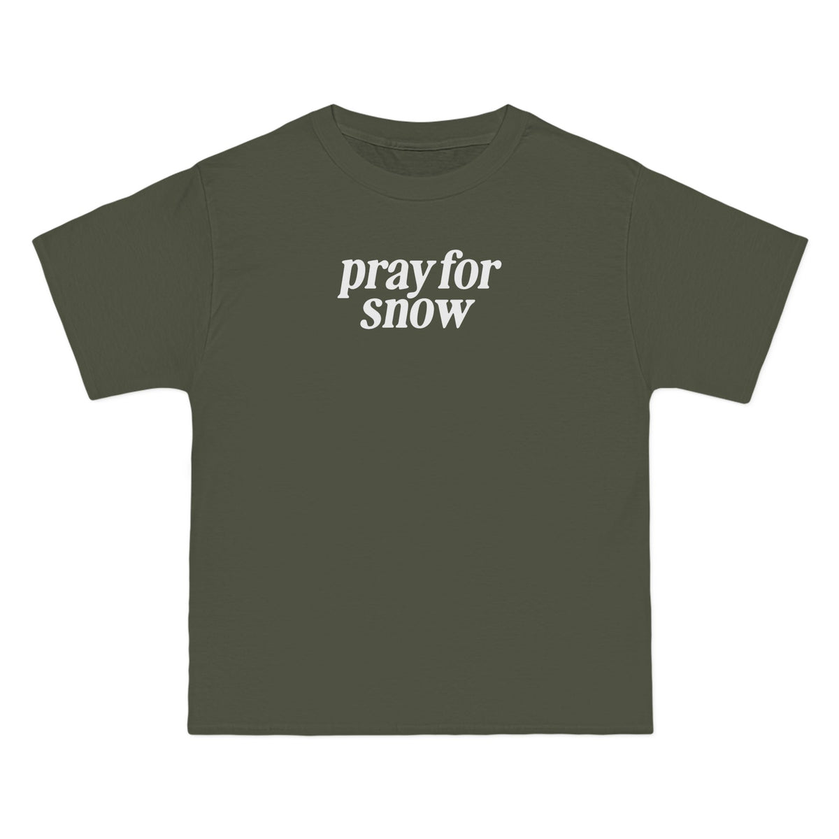 Pray for Snow Powder to the People Boxy Tee