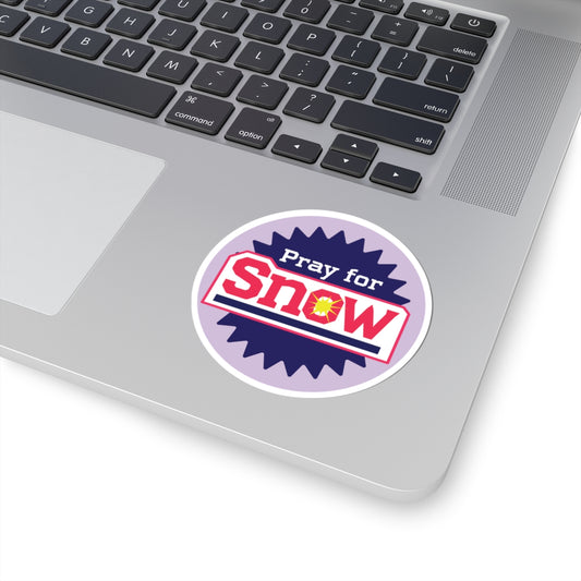 Pray for Snow Sticker