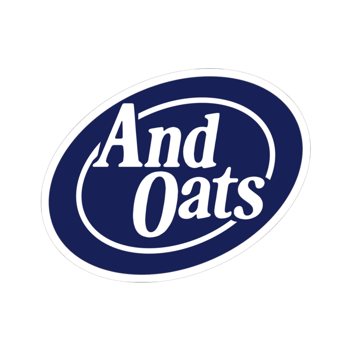 And Oats Retro Sticker