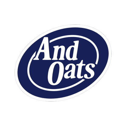 And Oats Retro Sticker
