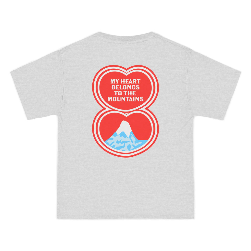 My Heart Belongs to the Mountains Boxy Tee