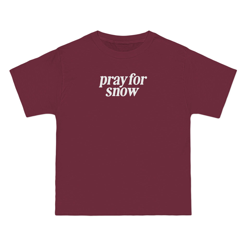 Pray for Snow Powder to the People Boxy Tee