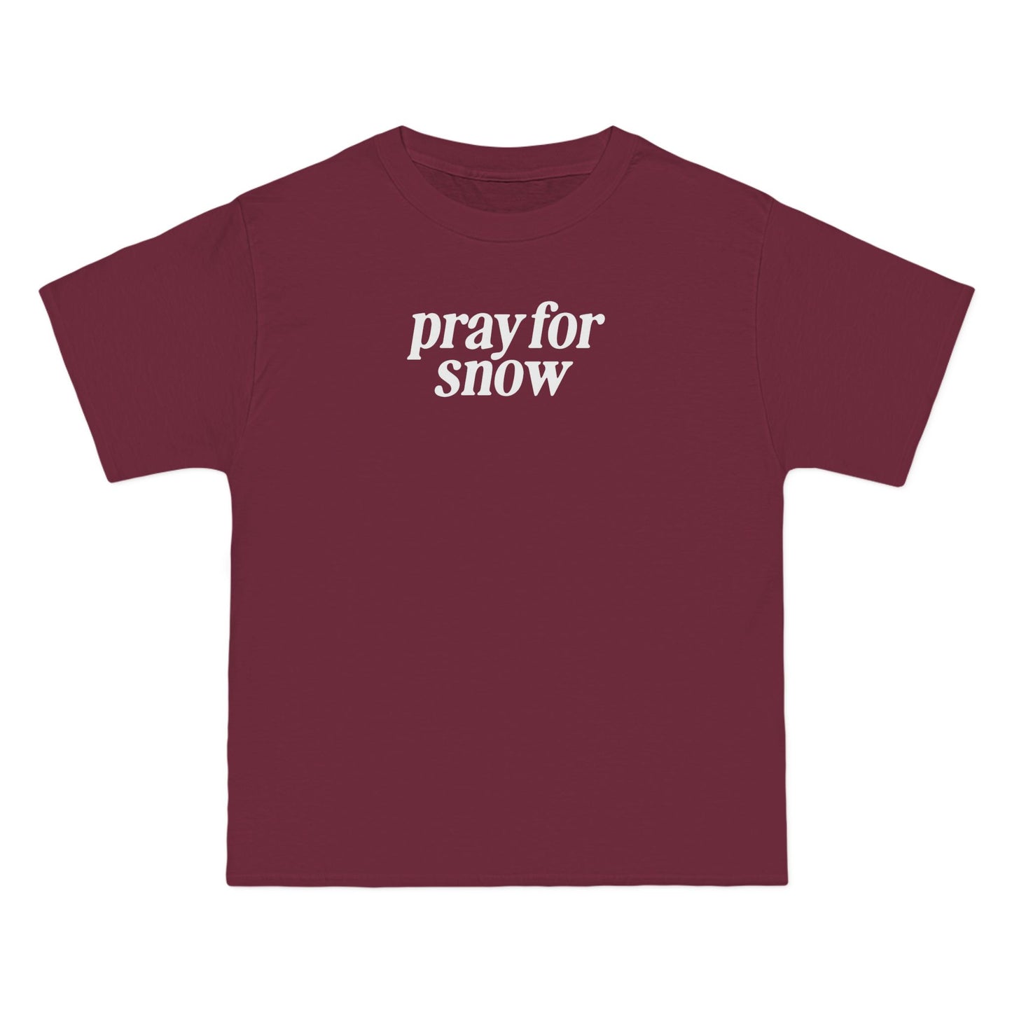 Pray for Snow Powder to the People Boxy Tee