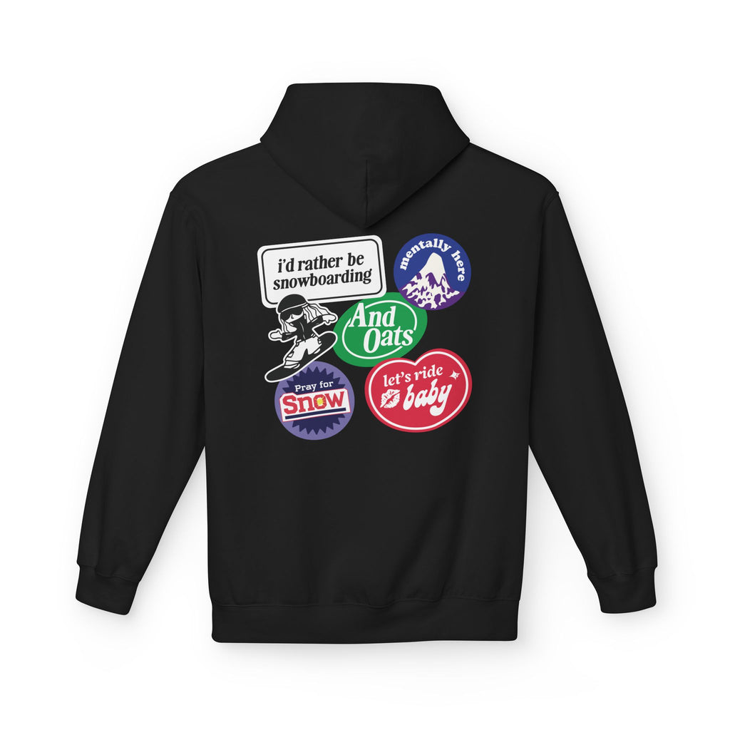 I'd Rather Be Snowboarding Hoodie