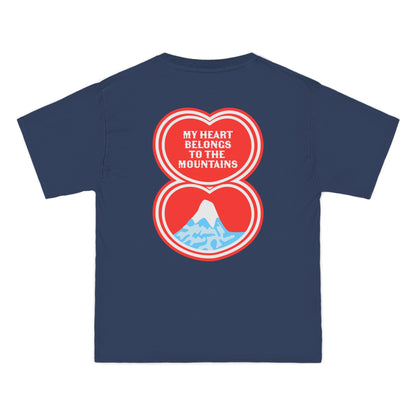 My Heart Belongs to the Mountains Boxy Tee