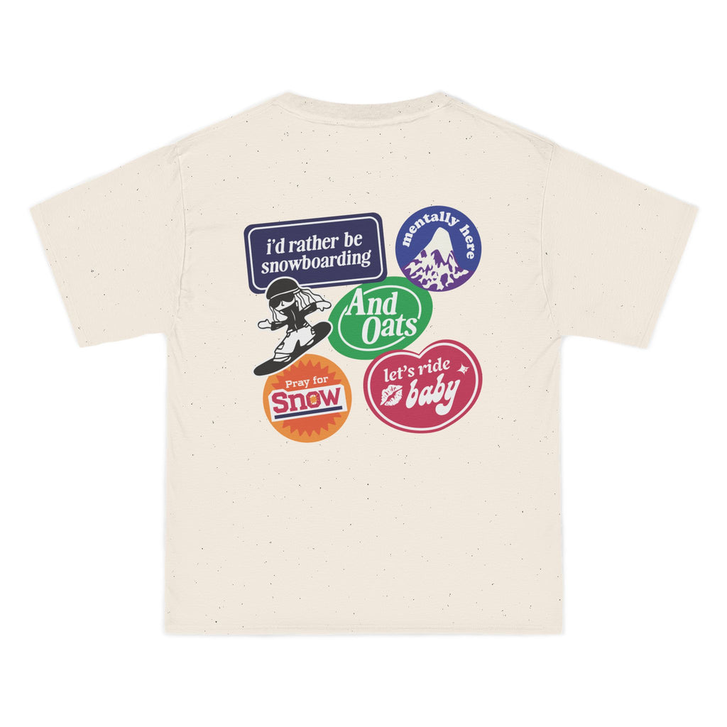 I'd Rather Be Snowboarding Boxy Tee