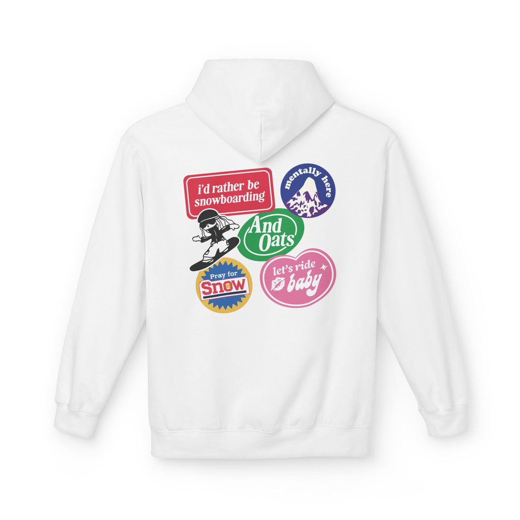 I'd Rather Be Snowboarding Hoodie