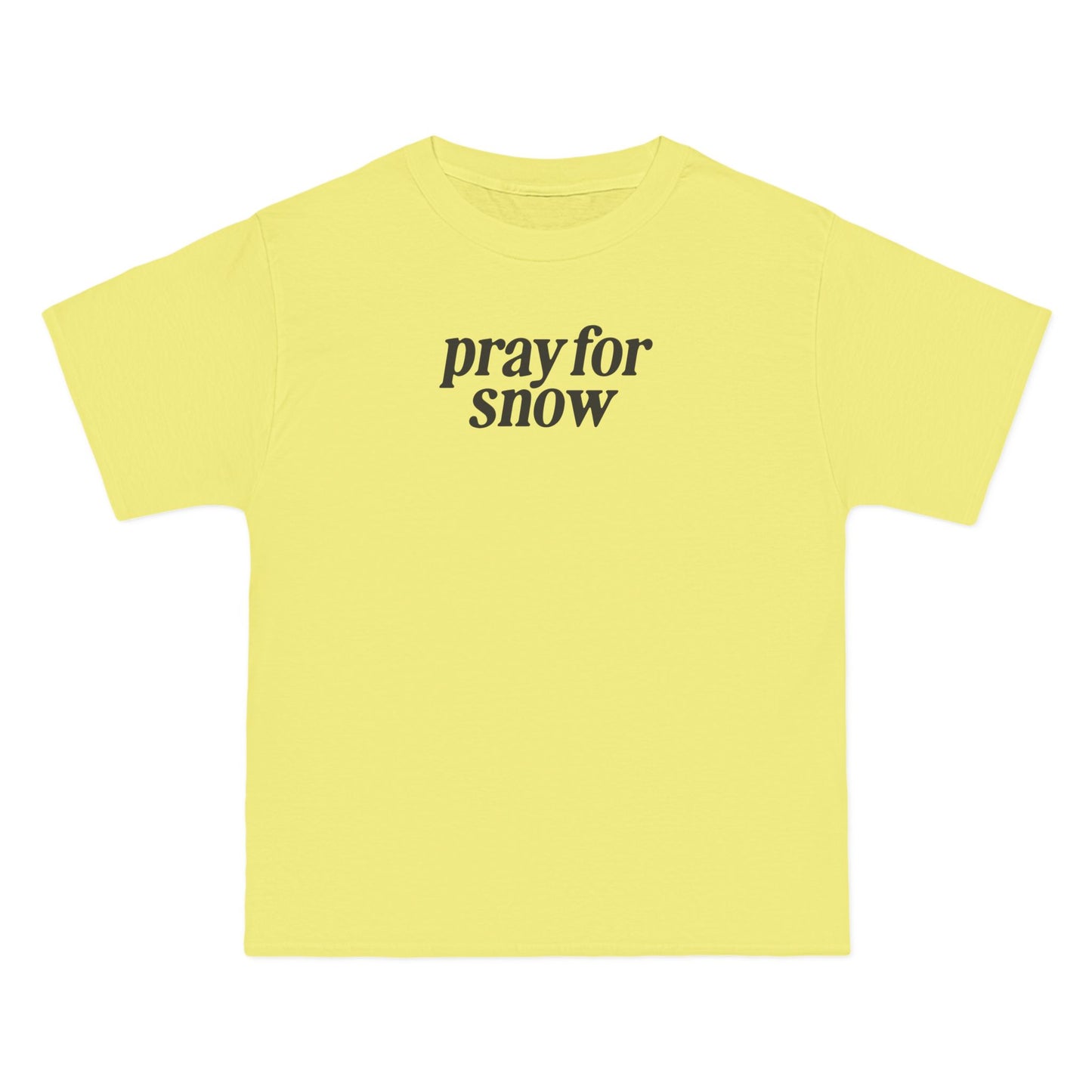 Pray for Snow Powder to the People Boxy Tee