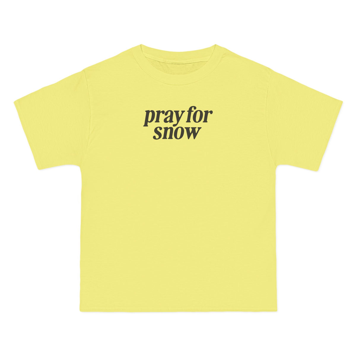 Pray for Snow Powder to the People Boxy Tee