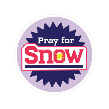 Pray for Snow Sticker