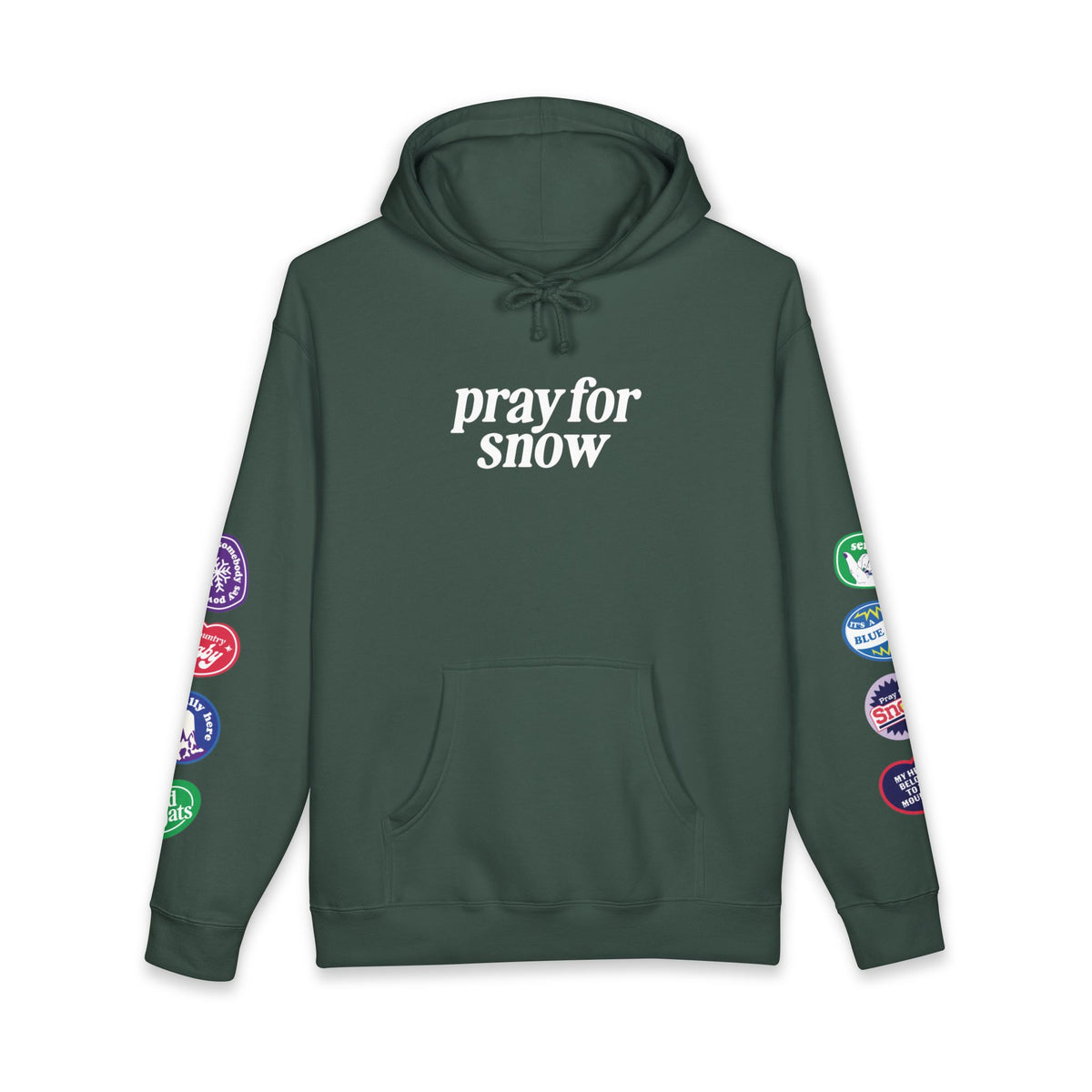 Ski Baby Heavyweight Fleece-Lined Hoodie