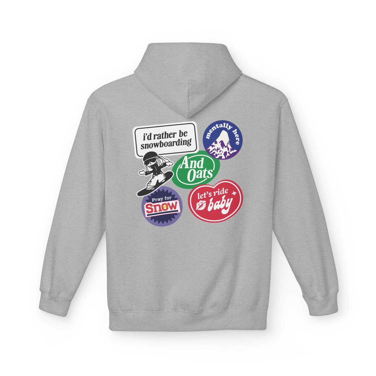 I'd Rather Be Snowboarding Hoodie