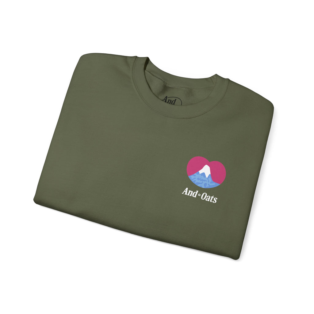 My Heart Belongs to the Mountains Crewneck