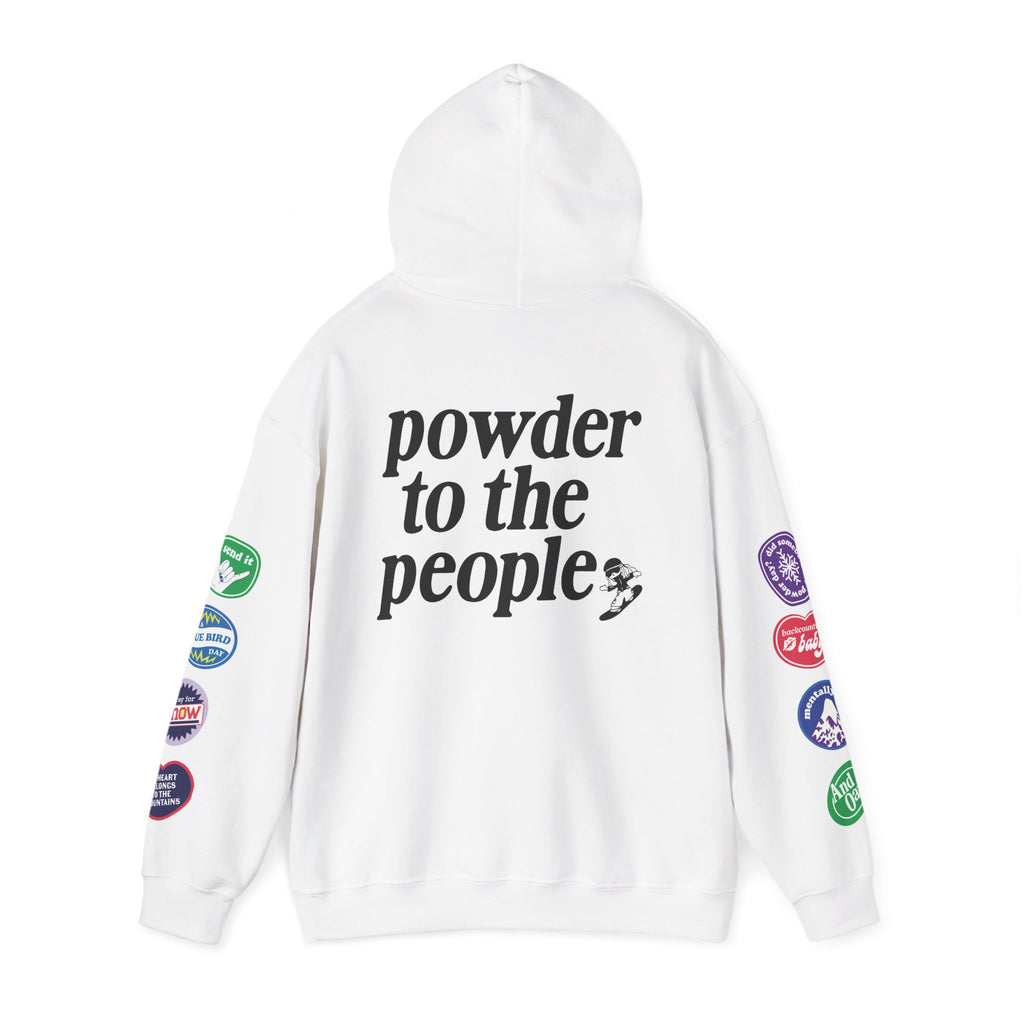 Ski Baby Powder to the People Hoodie