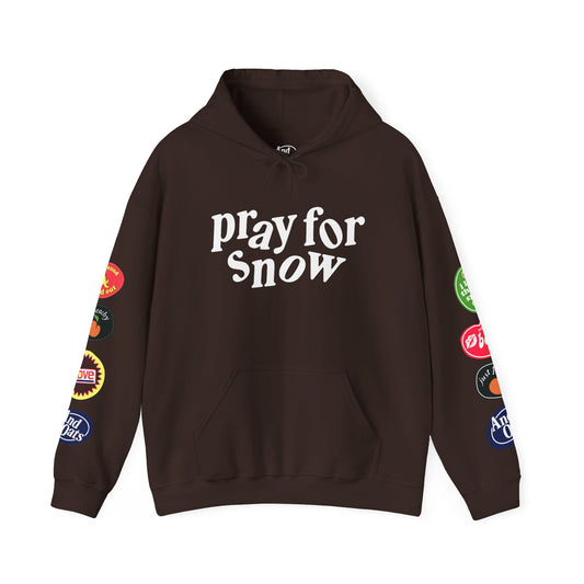 Pray for Snow / Powder to the People Hoodie