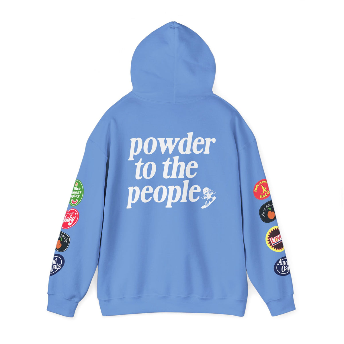 Ski Baby Powder to the People Hoodie