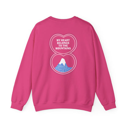 My Heart Belongs to the Mountains Crewneck