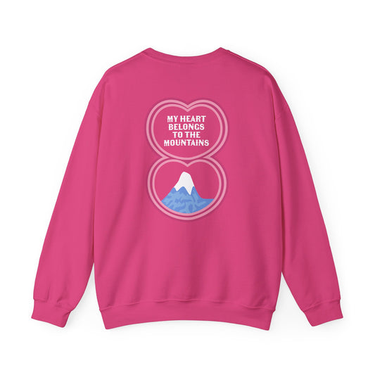 My Heart Belongs to the Mountains Crewneck