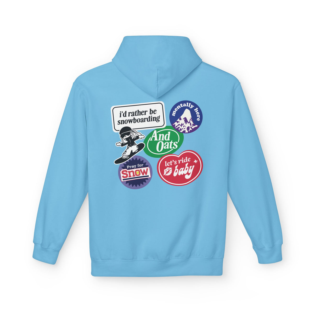 I'd Rather Be Snowboarding Hoodie