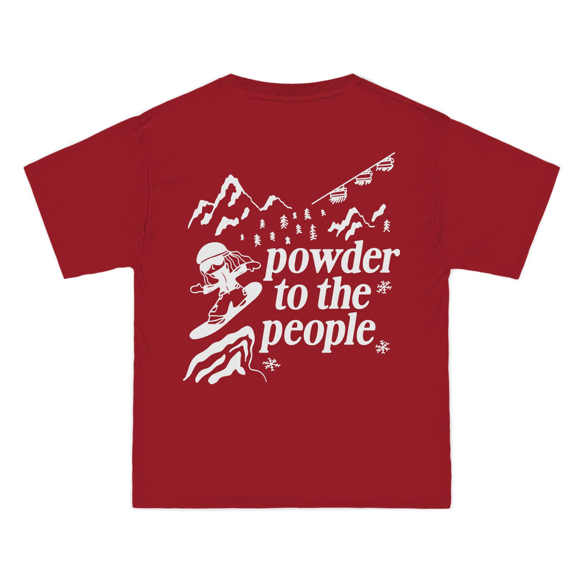 Powder to the People Tee